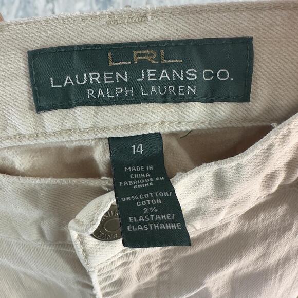 Vintage Ralph Lauren corduroy cream khaki pants (14) - Picture 4 of 5